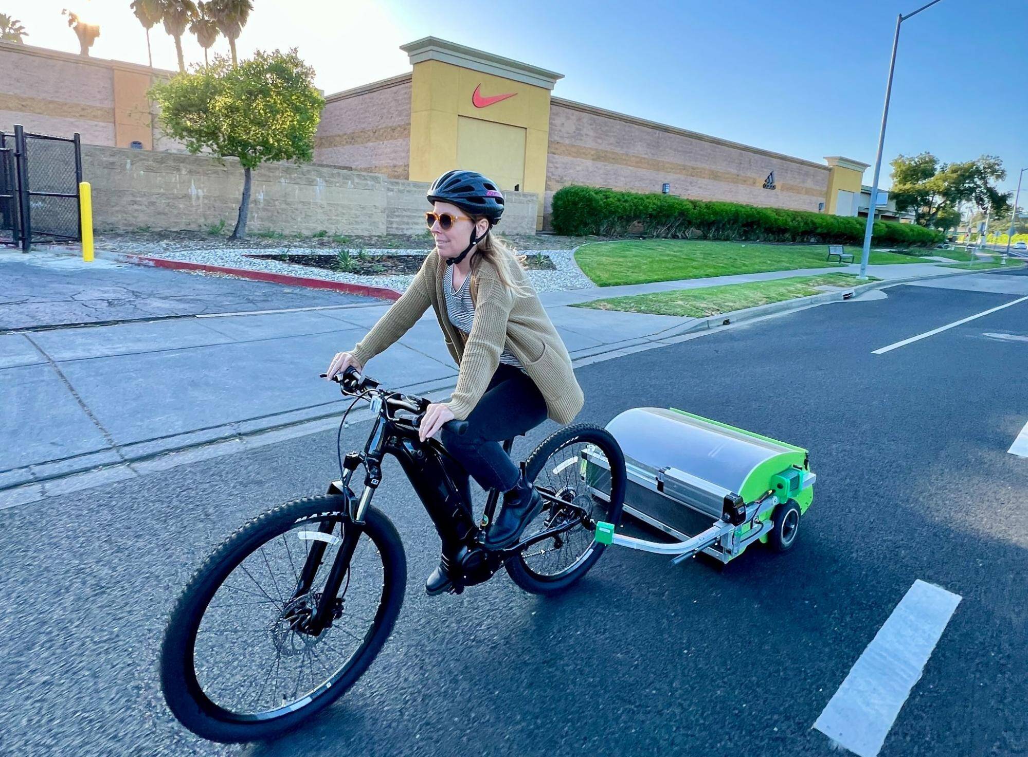 Napa bike street sweeper